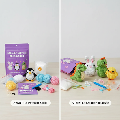 Kit Crochet Animaux DIY